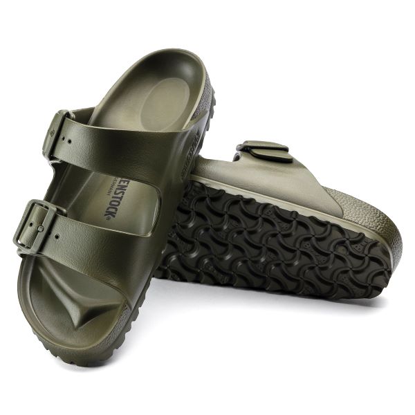 le bos Birkenstock Khaki Arizona Essentials EVA Men's Sandals R1019094