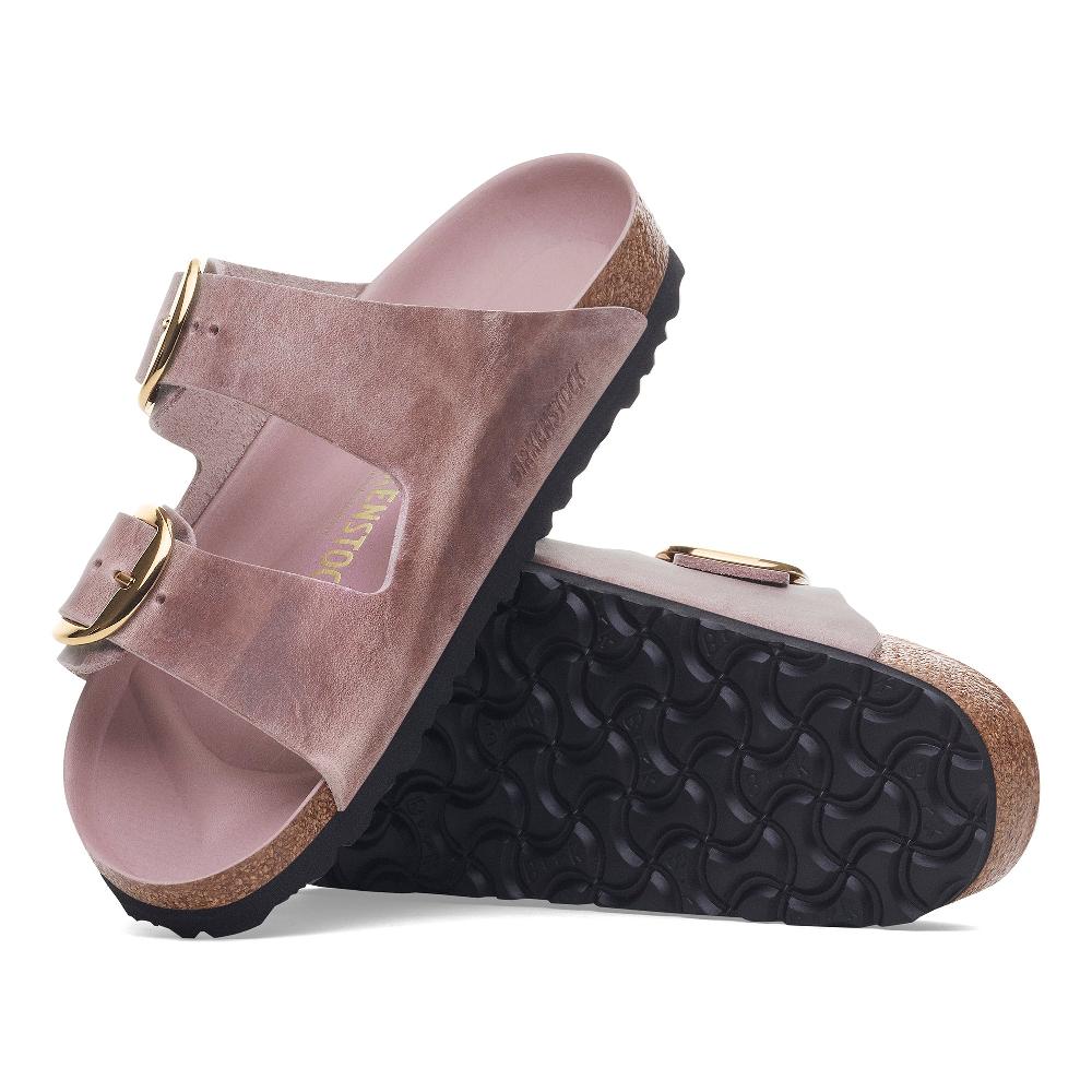 le bos Birkenstock Lavender Arizona Big Buckle Oiled Leather Women's Sandals N1029267