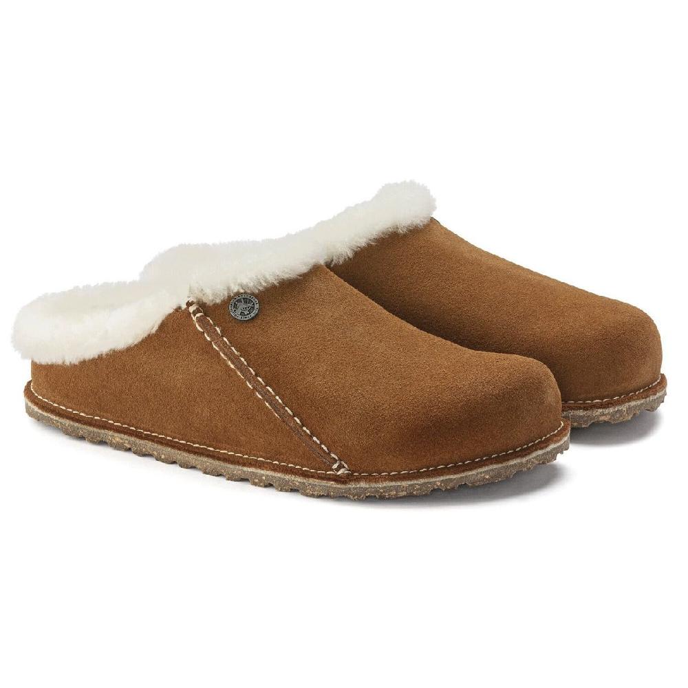 Le Bos Birkenstock Mink Suede Leather Zermatt Premium Women's Slippers N1023145