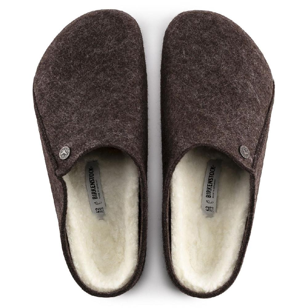 Le Bos Birkenstock Mocha Zermatt Shearling Men's Slippers R1016570