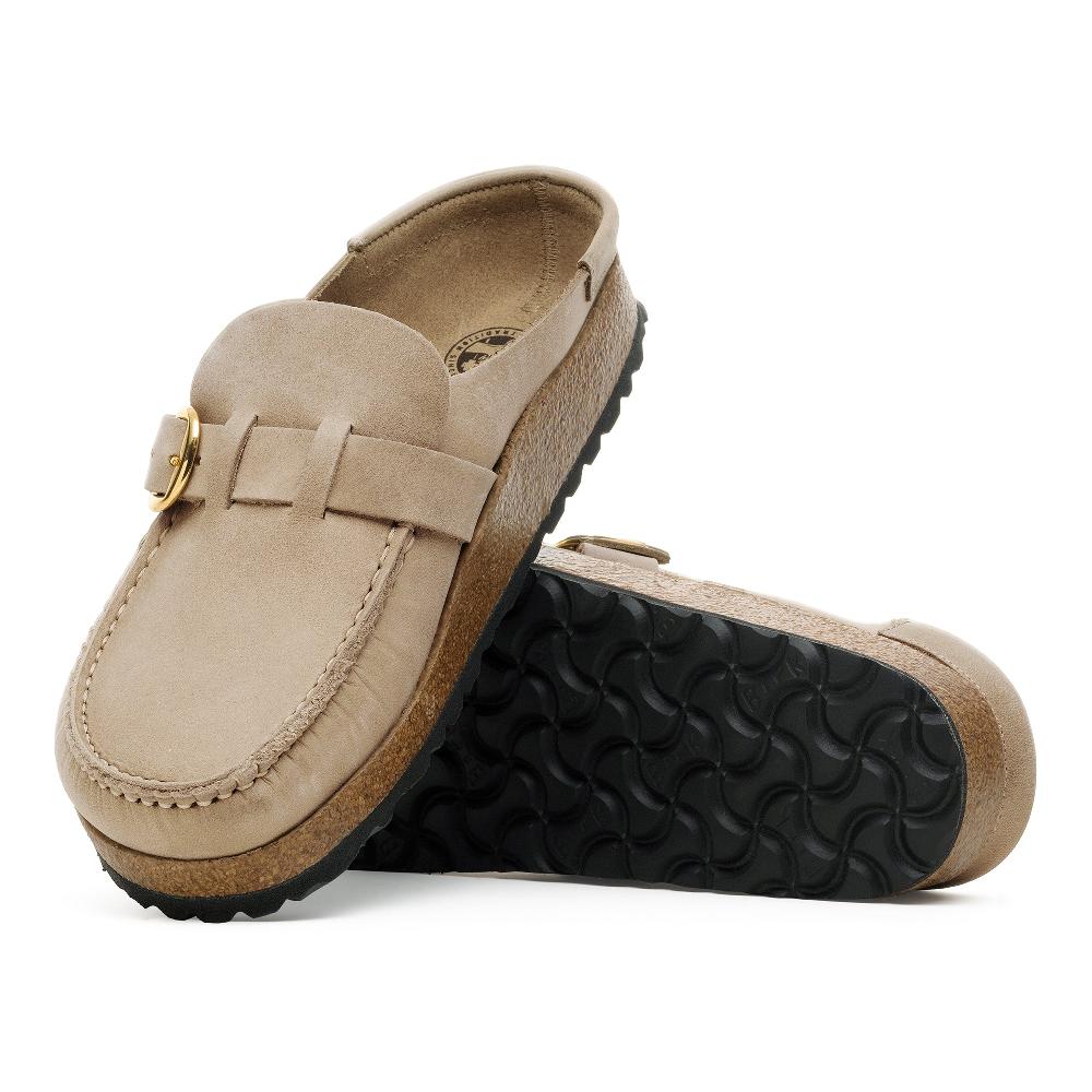 le bos Birkenstock Tobacco Brown Buckley Oiled Leather Women's Shoes R1030383