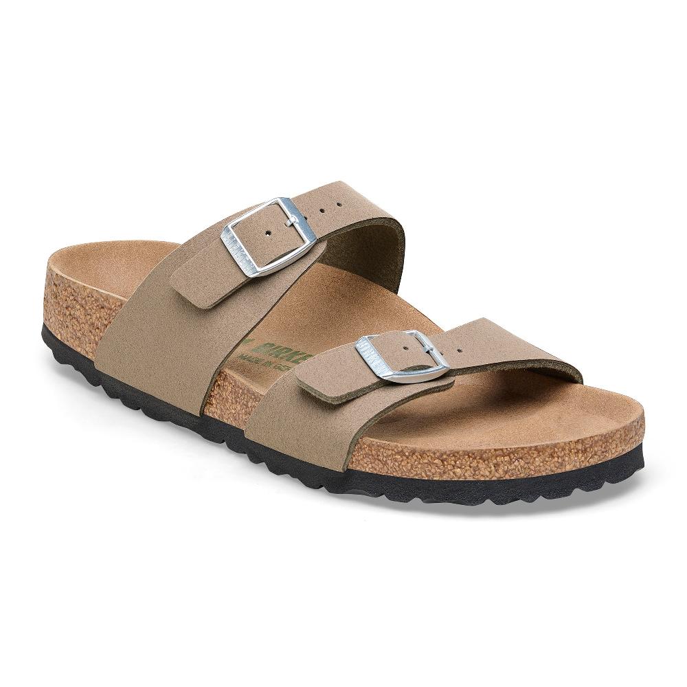 le bos Birkenstock Vegan Gray Taupe Sydney Women's Sandals N1026700