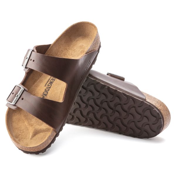 le bos Birkenstock Vintage Wood Roast Arizona Grip Leather Men's Sandals R1023117
