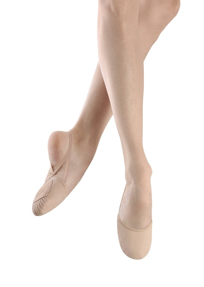 le bos Bloch Eclipse Adult Leather Half Sole Ballet Shoes SO609