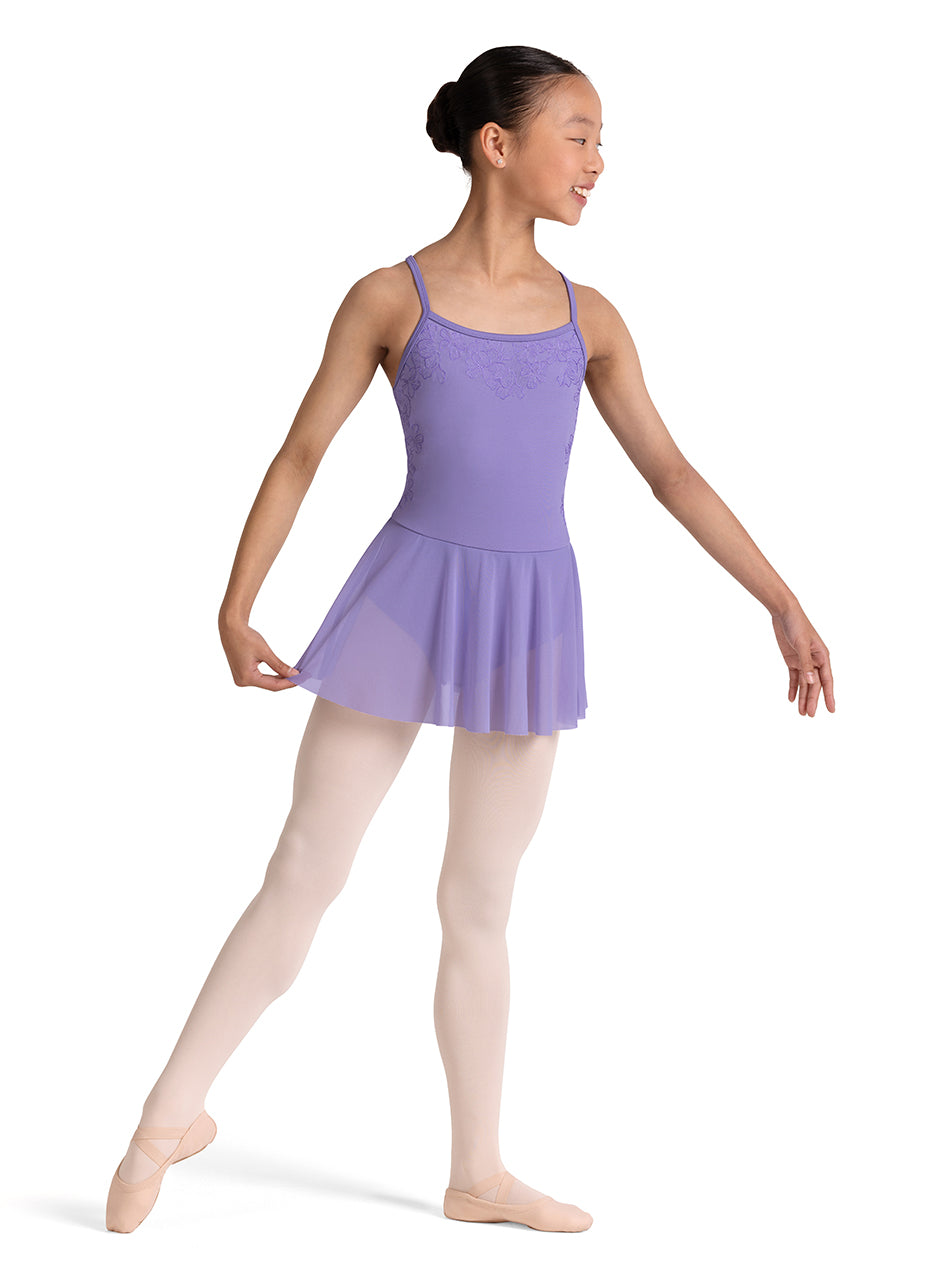 Le Bos Bloch Embroidered Skirted Camisole Leotard CL70003