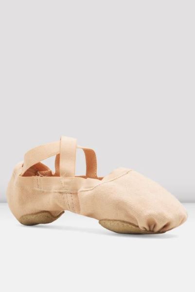 Le Bos Bloch Pink Canvas Ladies Synchrony Stretch Canvas Ballet Shoes SO625L-PINK