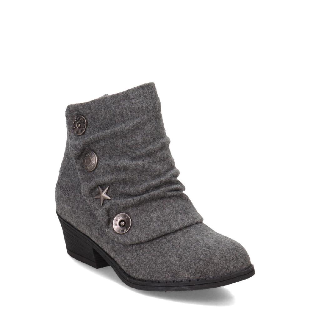 le bos Blowfish Grey Siggy Girl's Short Booties BF-9229