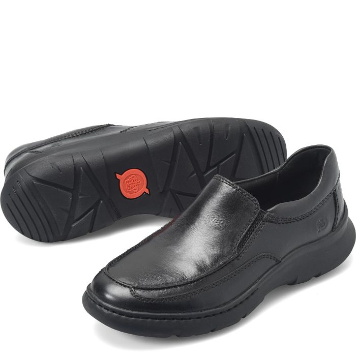 Le Bos Born Black Cambridge Men's Slip On Casual Shoes BM0019703