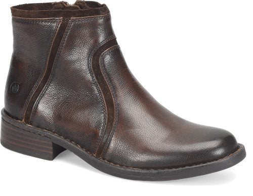 le bos Born Brown Cincy Women's Short Leather Boots BR0077462