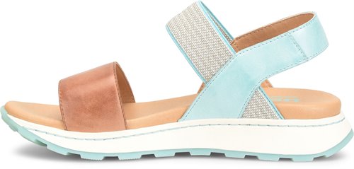 Le Bos Born Cognac/Turquoise Mimi Women's Sandals BR0070213