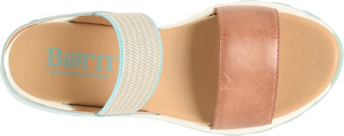 Le Bos Born Cognac/Turquoise Mimi Women's Sandals BR0070213