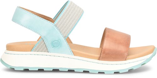 le bos Born Cognac/Turquoise Mimi Women's Sandals BR0070213