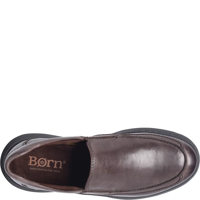 Le Bos Born Dark Brown Cambridge Men's Slip On Casual Shoes BM0019723