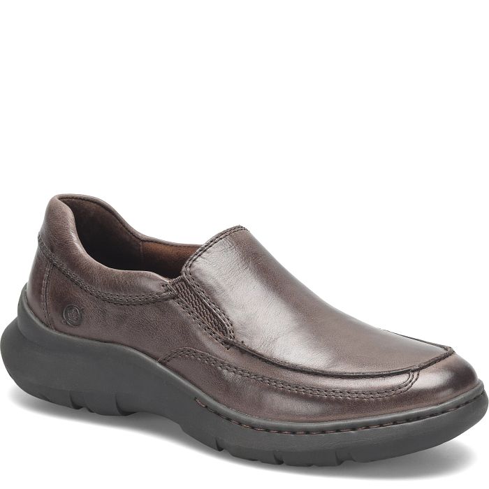 le bos Born Dark Brown Cambridge Men's Slip On Casual Shoes BM0019723