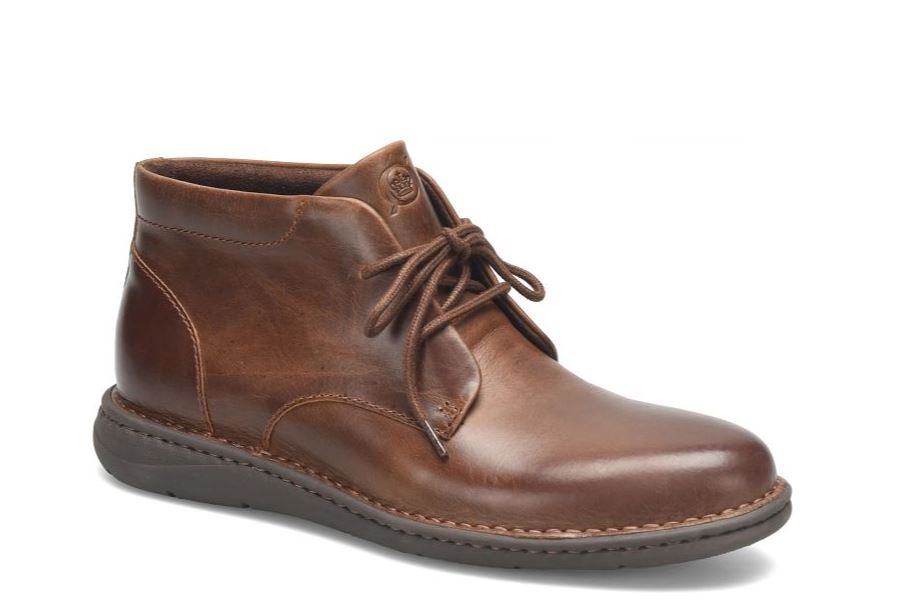 Le Bos Born Dark Brown Pyramid Theo Men's Chukka Sneaker Hybrid BM0015023