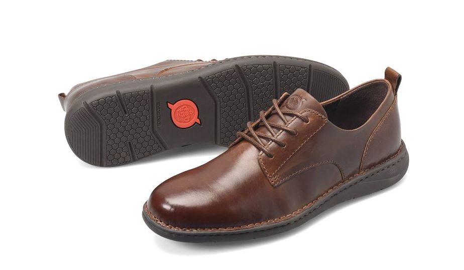 le bos Born Dark Brown Pyramid Todd Men's Oxford Shoes BM0006823