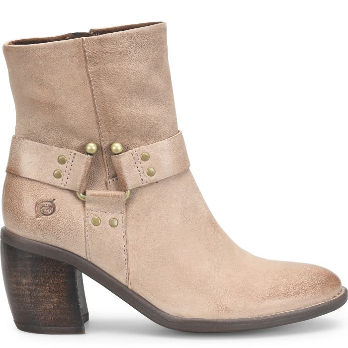 le bos Born Taupe Dakota Women's Harness Boots BR0077817