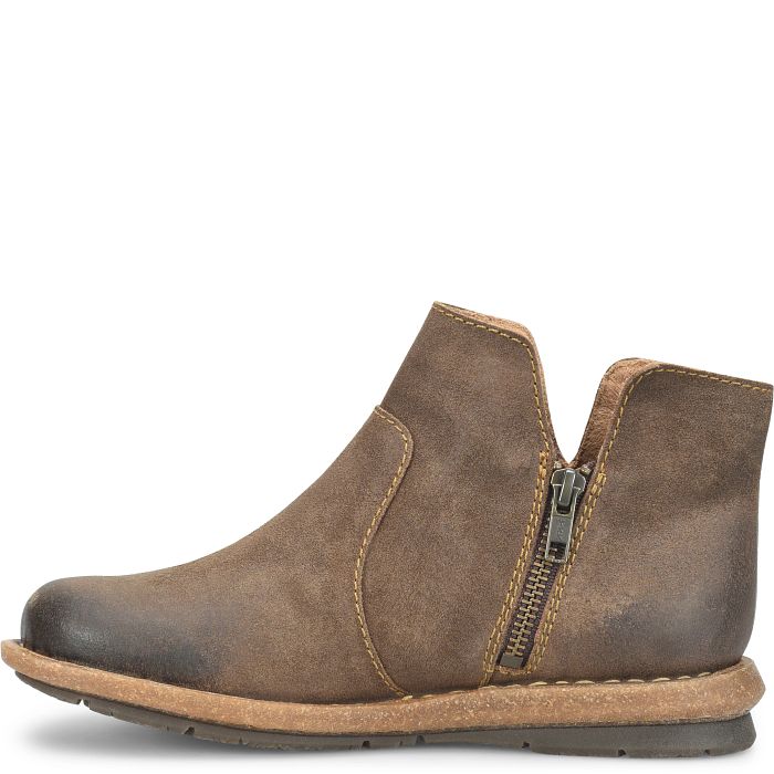 Le Bos Born Taupe Distressed Taj Women's Boots BR0079855