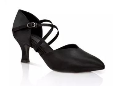 le bos BR232 Black Jaimie 2 Inch Heel Capezio Ballroom Shoe