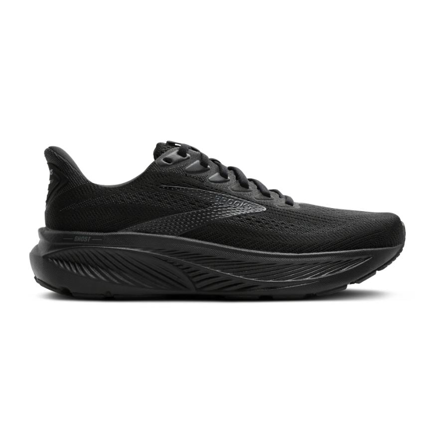 Le Bos Brooks Black/Black/Ebony Ghost 17 Men's Road Running Shoes 110442-020