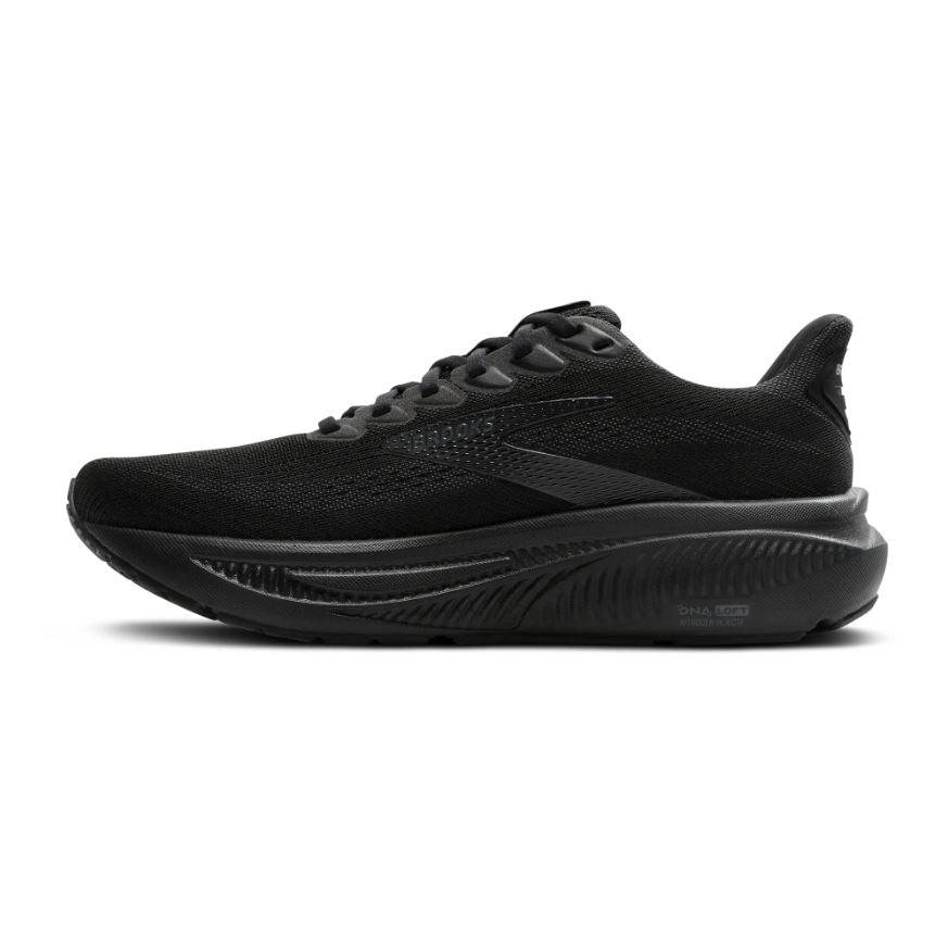 Le Bos Brooks Black/Black/Ebony Ghost 17 Men's Road Running Shoes 110442-020