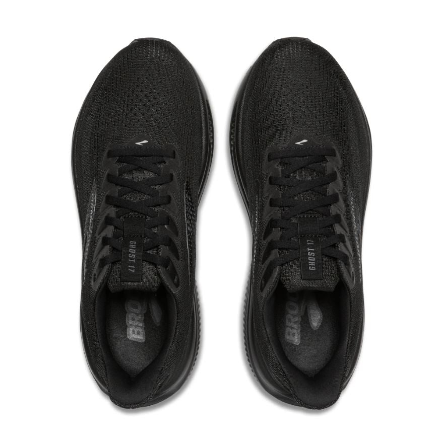 Le Bos Brooks Black/Black/Ebony Ghost 17 Men's Road Running Shoes 110442-020