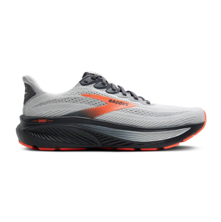 Le Bos Brooks Oyster Mushroom/Orange/Ebony Ghost 17 Men's Road Running Shoes 110442-048