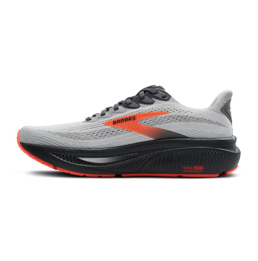 Le Bos Brooks Oyster Mushroom/Orange/Ebony Ghost 17 Men's Road Running Shoes 110442-048