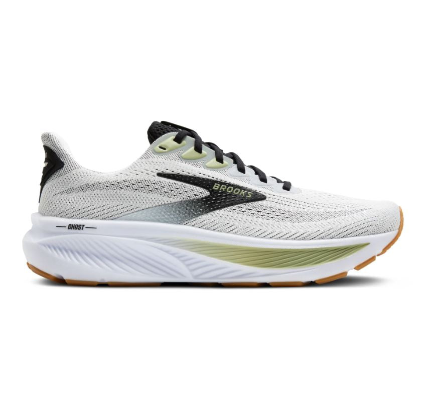 Le Bos Brooks White/Black/Tea Ghost 17 Men's Running Shoes 110442-191