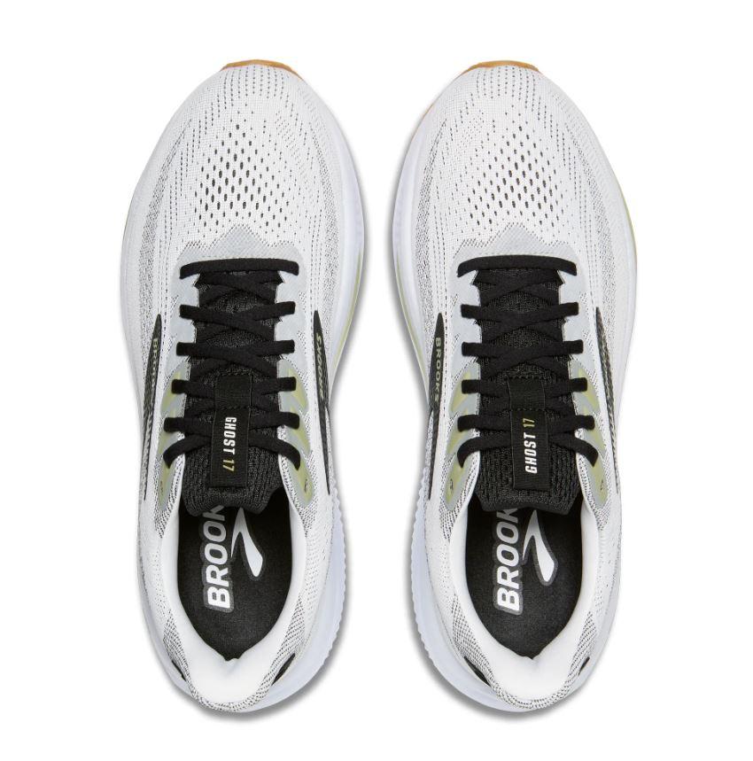 Le Bos Brooks White/Black/Tea Ghost 17 Men's Running Shoes 110442-191
