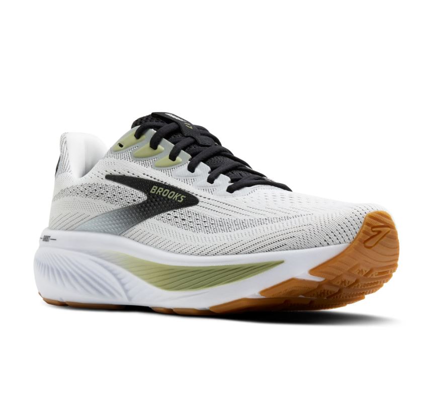 le bos Brooks White/Black/Tea Ghost 17 Men's Running Shoes 110442-191