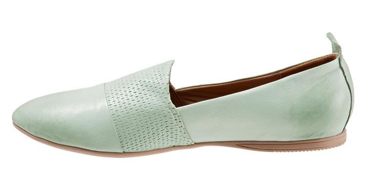 Le Bos Bueno Pale Green Katy Womens Dress Slip On Shoes B1814