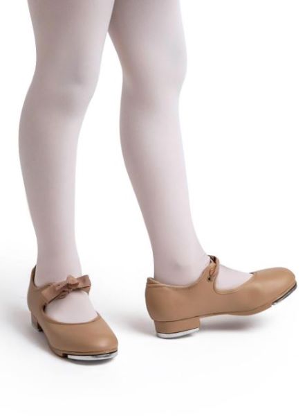 le bos Capezio Caramel Shuffle Childrens Tap Shoes 356C-CARAMEL