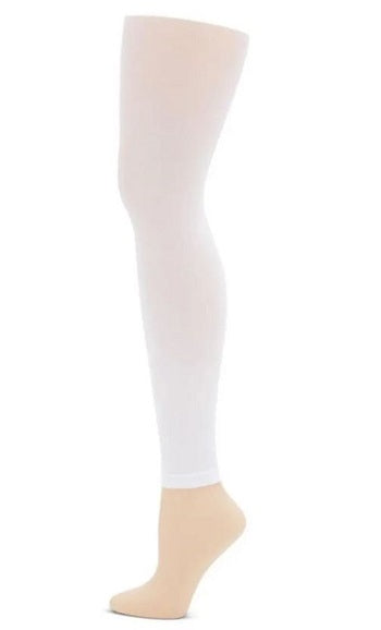 Le Bos Capezio Footless Girls Tight With Self Knit Waist Band 1917C