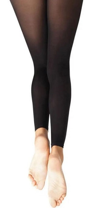 le bos Capezio Footless Girls Tight with Self Knit Waist Band 1917C