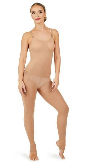 le bos Capezio Girls Light Suntan Ultra Soft Stirrup Body Tight 1819C