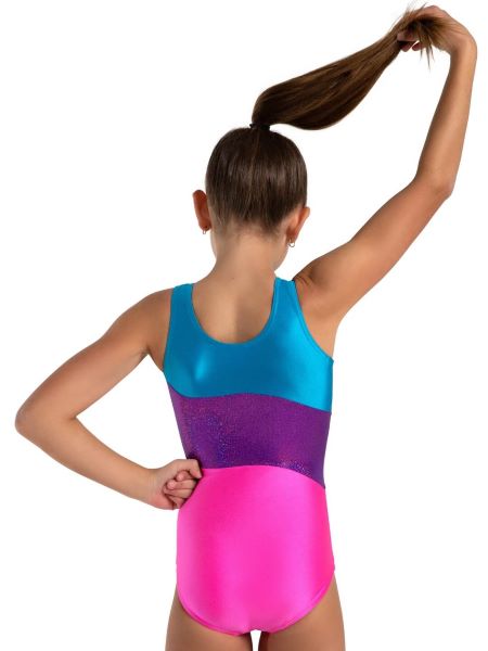 Le Bos Capezio Level Up 3 Panel Tank Girls Leotard 12027C