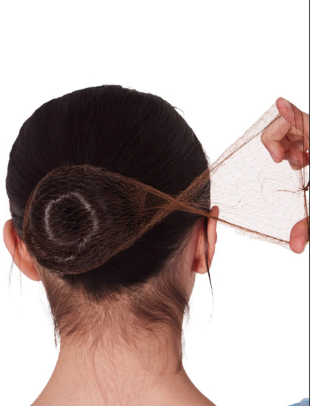 Le Bos Capezio Medium Brown Bun Heads Hair Nets BH422