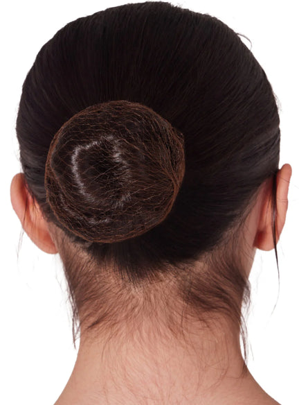 le bos Capezio Medium Brown Bun Heads Hair Nets BH422