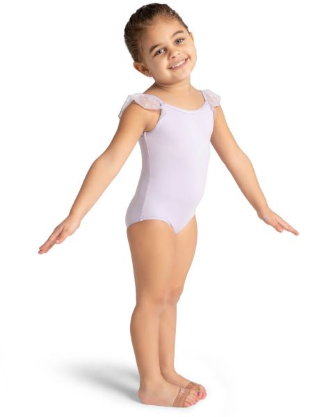 Le Bos Capezio Spot On Kids Flutter Sleeve Leotard 12008C