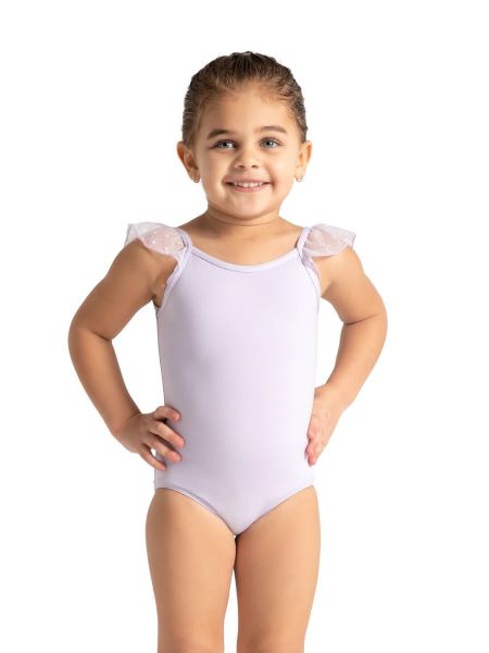 le bos Capezio Spot on Kids Flutter Sleeve Leotard 12008C