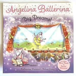 le bos CJ Merchantile Angelina Ballerina Big Dreams Book B-978153448210