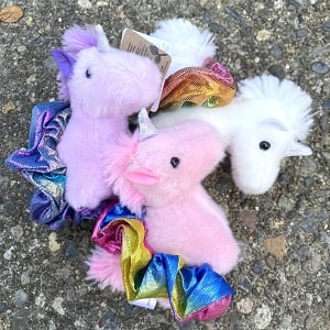 le bos CJ Merchantile Pastel Tutu Unicorn Plush 33459