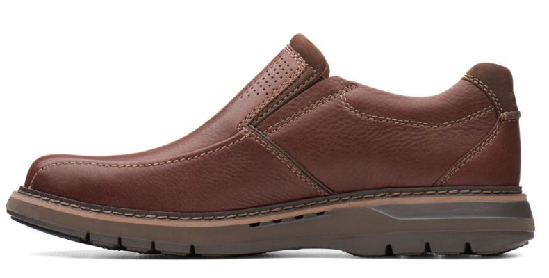 Le Bos Clarks Black Tumbled Leather Un.Ramble Step Mens Shoes 26136999