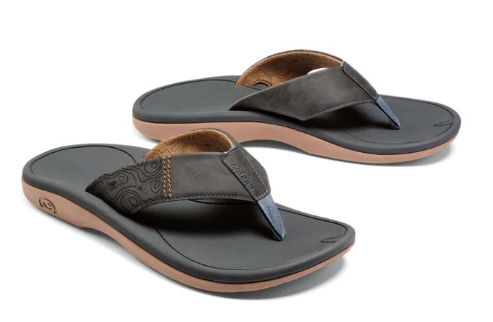 Le Bos Cobian Grey Sumo Terra Mens Flip Flops STR23