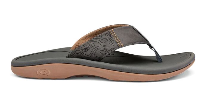 Le Bos Cobian Grey Sumo Terra Mens Flip Flops STR23