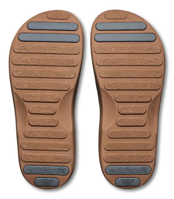 Le Bos Cobian Grey Sumo Terra Mens Flip Flops STR23