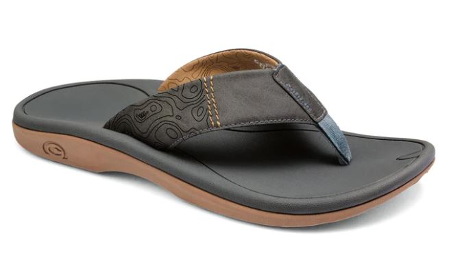 le bos Cobian Grey Sumo Terra Mens Flip Flops STR23