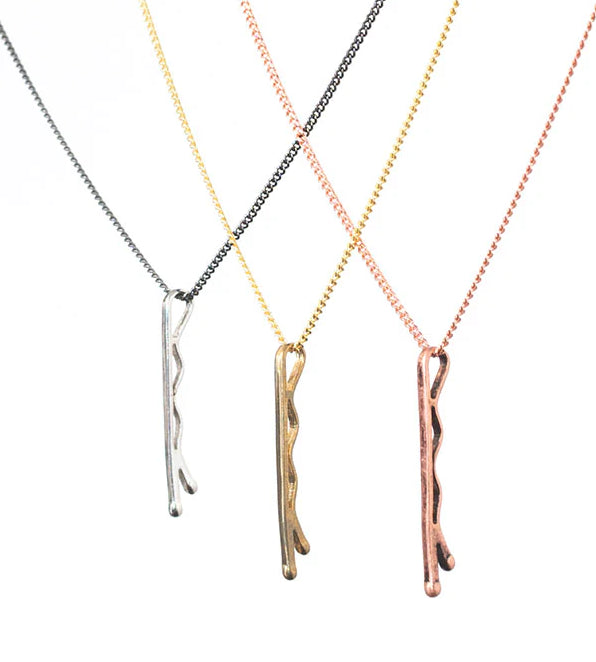 le bos Covet Dance Always Here For You-Bobby Pin Necklace BP-NKLC