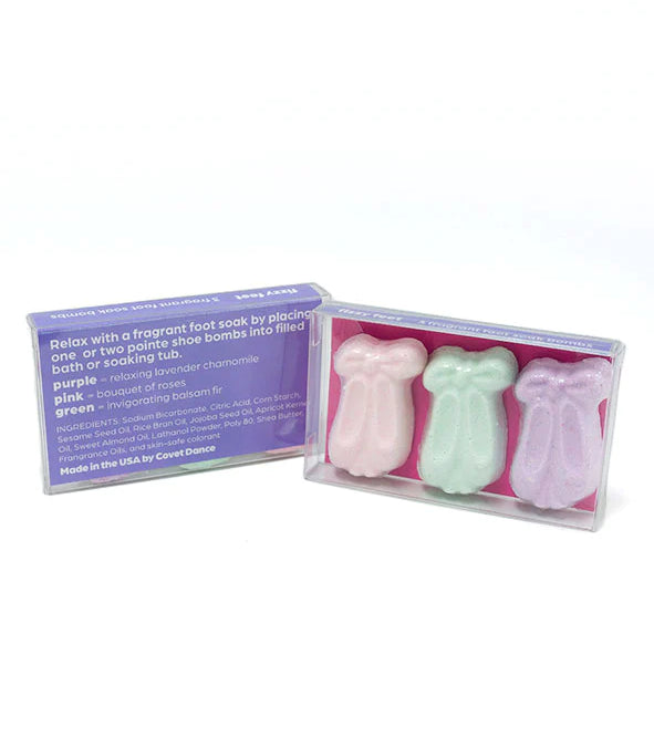 le bos Covet Dance Fizzy Feet Foot Soak Bombs 3 Pack CTF-FF3